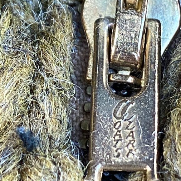 Vintage 1958 Green Goose Cowichan Handmade Woven Wool Jacket Canvas Large Canada - Picture 2 of 16